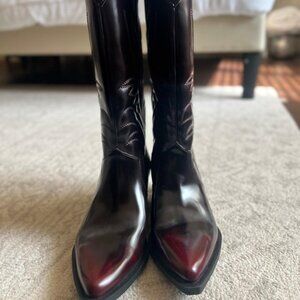 Zara Embroidered Cowboy Boots